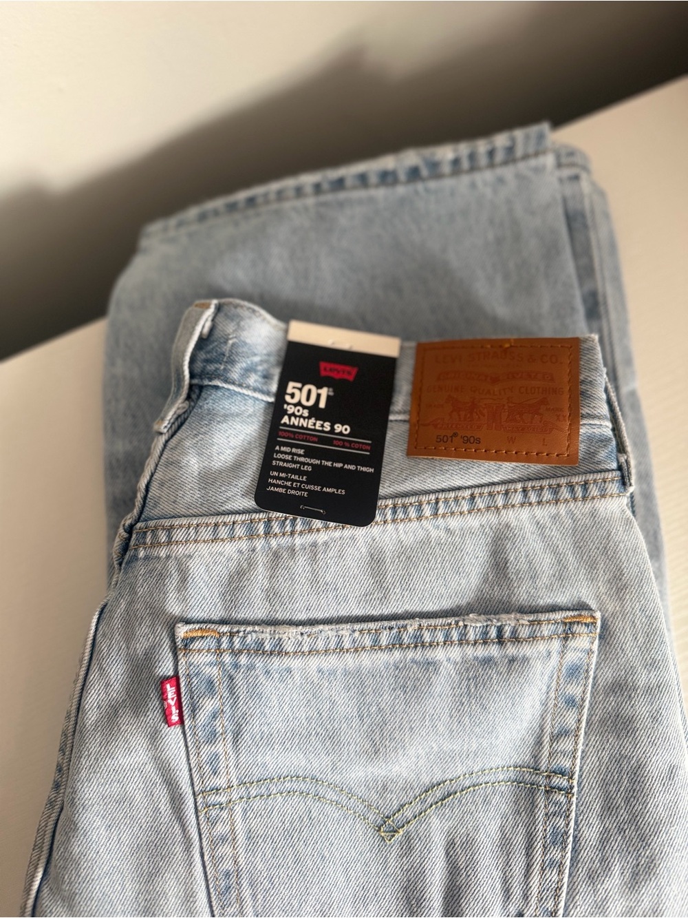 Levi's 501® Women's Straight Jeans in Light Blue